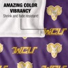 West Chester University Logo Pattern Silky Touch Blanket White 50x60 - 4 of 4