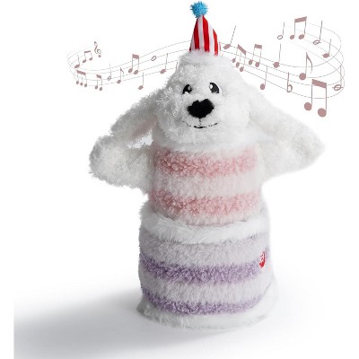 Fuzzwoof Birthday Cake Dog Toy , Dancing with Echo Function Feature, Singing Birthday Songs, Interactive Puppy Toy, Birthday Gift for Dogs