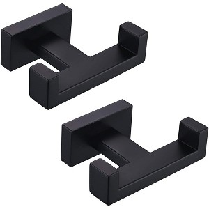 BWE Round Bathroom Robe Hook and Towel Hook(2-Pack) - 1 of 4
