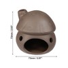 Unique Bargains Resin Aquarium Hideaway Rock Cave Fish Tank Decoration Brown 2.76''x2.87''x2.83'' - 4 of 4