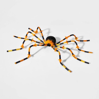 Photo 1 of Plush Spider Orange Halloween Decorative Prop - Hyde  EEK! Boutique