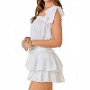 Women's Darla Tie Strap Romper - day + moon - 3 of 4