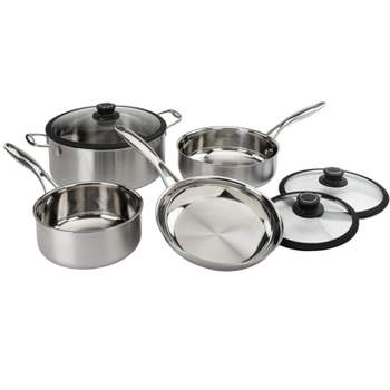 Korkmaz Perla 5 Piece Stainless Steel Manti Steamer Cookware Set