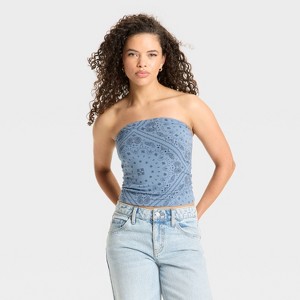 Women's Graphic Tube Top - Wild Fable™ - 1 of 3