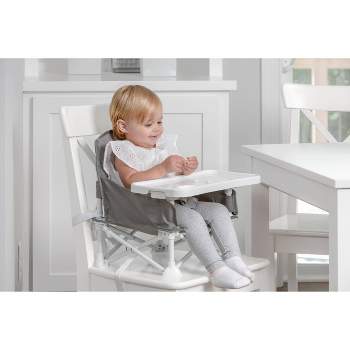 Regalo My Chair Portable Feeding Booster Seat - Gray