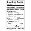 GE 2pk 5.5W 60W Equivalent Refresh LED HD Ceiling Fan Light Bulbs Daylight: Dimmable, 500 Lumens, 5000K, E26 Base - 3 of 3