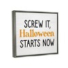 Stupell Industries Halloween Starts Now Phrase, 25'' x 31'' - image 3 of 4