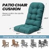 Crestlive Products Outdoor Adirondack Chair Cushion 50 inch Thickening Waterproof Fade Resistant Malachite Green - 3 of 4