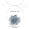 Unique Bargains Prom Wedding Adjustable Delicate Fabric Camellia Choker Necklace 82.68" - 2 of 4