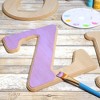 Genie Crafts Unfinished Wood 12-Inch Decorative Letters U Alphabet for DIY Crafts & Home Wall Decor - 2 of 4