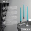 10 inch Taper Candles Set of 12 - Tall Candles Unscented - Tapered Candle Sticks - 2 of 4
