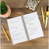 PlanAhead 2026 Planner - 8.75"x5.75" 15 Month Weekly & Monthly Academic Planner Notebook w Tab, Fashion Floral Design- Spiral Agenda for School/Work - 2 of 4
