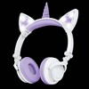 ART+SOUND LED Light Up Unicorn Bluetooth Wireless / Wired Headphones - image 4 of 4