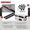 Yakima HD Track 60 Inch Car Roof Top Custom Rack Mounting Applications with CapNuts for SkyLine, OverHaul HD, and OutPost HD Systems, Black - 3 of 4