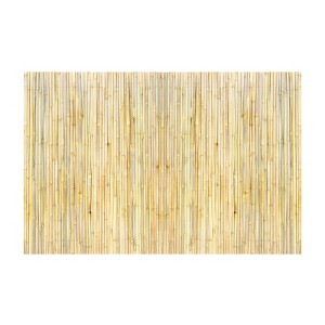 VEVOR Natural Rolled Bamboo Fence, Eco-Friendly Bamboo Privacy Fence 6 ft H x 8 ft L x 0.75 in D. , Decorative Bamboo Privacy Screen, Wood Color - 1 of 4