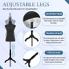 FDW Mannequin Adjustable Height Female Mannequin Torso 49-63in Height Wooden Tripod Stand with High Density Foam Velvet Fabric Covering Perfect - 3 of 4