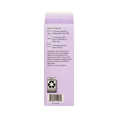 The Honest Company Calm Shampoo + Body Wash Refill - Lavender - 32 fl oz