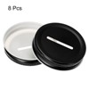 Unique Bargains Regular Mouth Coin Slot Bank Lid for Mason Jar Covers 8 Pcs - 3 of 4