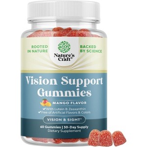 Vision Support Gummies, Nature's Craft, 60ct - 1 of 4
