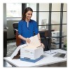 Bankers Box HANG'N'STOR Medium-Duty Storage Boxes, Letter/Legal Files, 13" x 16" x 10.5", White/Blue, 4/Carton - 3 of 4