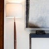 Brightech Lucas Mid-Century (Includes LED Light Bulb) Floor Lamp Walnut Brown Wood - 3 of 4
