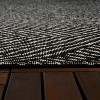 9' x 12' Large Diamond Indoor/Outdoor Rug Black/Natural - Threshold™