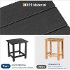 Square HDPE Outdoor Side Table - Durable Adirondack Patio End Table for Beach, Porch - Weather Resistant & Easy to Assemble - 4 of 4