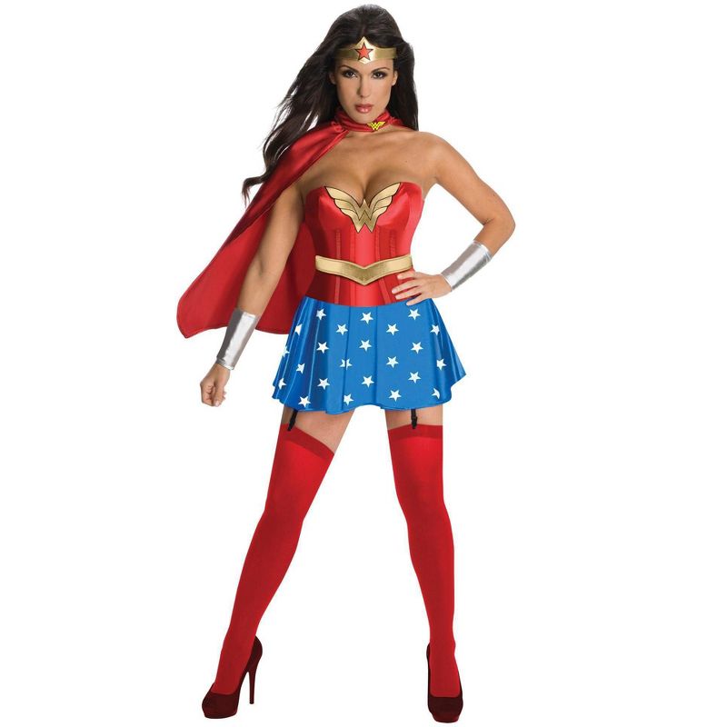 Rubies Wonder Woman Corset Adult Costume, 1 of 3