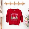 The Juniper Shop Coquette St. Nick's Tree Farm Youth Ultra-Soft Graphic Sweatshirt - XS - Red - 2 of 3