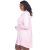 Women's Plus Size Long Sleeve Nightgown - White Mark - 2 of 3