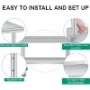 Stainless Steel Table for Prep with Backsplash, Adjustable Undershelf & 4 Locking Caster Wheels, Commercial Worktable for Restaurant Kitchen - 4 of 4