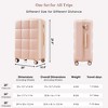 Kumasinova Hardshell ABS Luggage Set of 3,Lightweight Carry-On Spinner Suitcases with Cup Holder,Airline-Approved Luggage Set,20/24/28" - 3 of 4