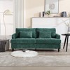 2-Seat Upholstered Loveseat Sofa Modern Couch for Living Room - 3 of 4