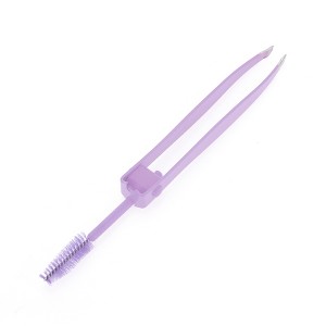 Unique Bargains Durable 2 in 1 Eyebrow Tweezer 1 Pc - 1 of 3