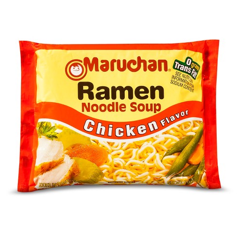 Maruchan Chicken Flavor Ramen Noodle Soup 3 Oz, Asian & Rice Noodles