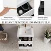 ChicFurnit Bathroom Vanities 24 Inch Wallmounted Vanity with Stone Resin Sink and Storage for Bathroom, White, 23.62"*19.69"*22.44" - 4 of 4