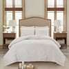Okak Queen/King 3-Piece Tufted Cotton Palm Bed Duvet Cover Set/Comforter Set,Comfortable Lightweight Coverlet Bedding Sets - 3 of 4