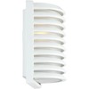 John Timberland Modern Wall Light Sconce Sleek White Hardwired 7 1/2" Fixture Frosted Glass for Bedroom Bathroom Living Room House - 4 of 4