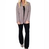 Women's Cozy Plaid Blazer - First Love - 3 of 4