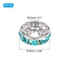 Unique Bargains Rhinestone DIY Jewelry Making Spacer Beads 50 Pcs - 2 of 4