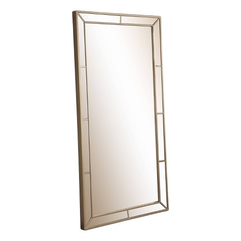 abbyson living floor claudine champagne mirror gold target
