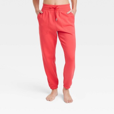 Women's Ascot + Hart Athletics Fleece Graphic Jogger Pants - Red Xxs :  Target