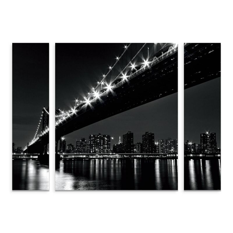 27"x33.5" Katherine Gendreau 'Manhattan Bridge' Multi Panel Decorative Wall Art set - Trademark Fine Art, 1 of 4