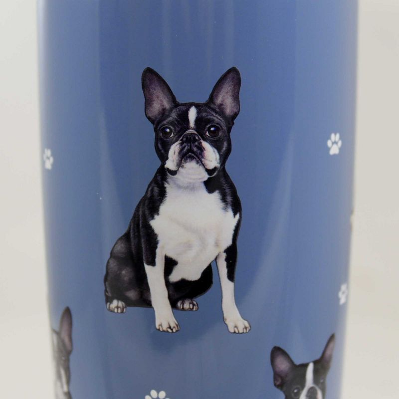 E & S Imports 7.0 Inch Boston Terrier Serengeti Tumbler Hot Or Cold Beverages Tumblers, 3 of 4
