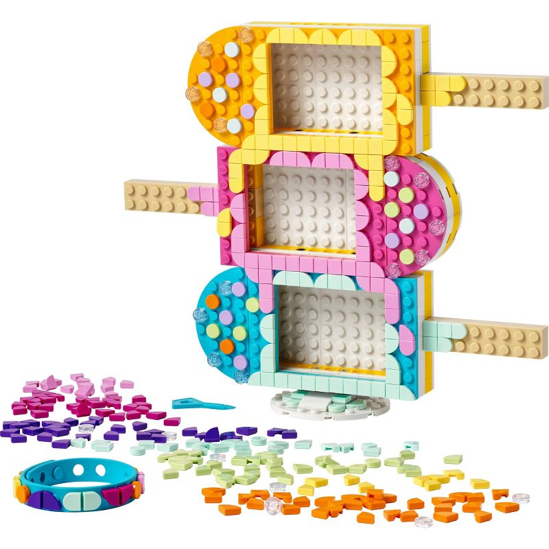 LEGO DOTS Ice Cream Picture Frames &#38; Bracelet 41956 Building Kit, 3 of 12