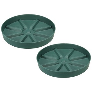 Unique Bargains Lightweight Sturdy Durable Nordic Minimalist Plant Saucers 2 Pcs - 1 of 4
