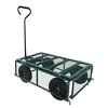 Wagon Cart Garden cart trucks make it easier to transport firewood (green) - 3 of 4