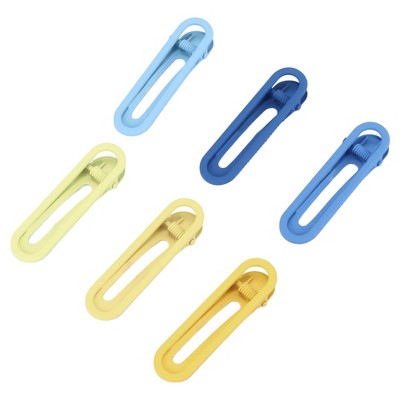 Unique Bargains Women's Classic Fashion Hair Clips 6 Pcs