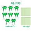 8Pcs Strawberry Planting Kit with 20Pcs Insect-proof Mesh Bag Reusable Strawberry Growing Racks Frame Protecting Strawberry Plants - 3 of 4