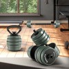 Costway 4 in 1 Adjustable Weight Dumbbell Set 47lbs Free Weight Set withConnector Home Gym - 2 of 4